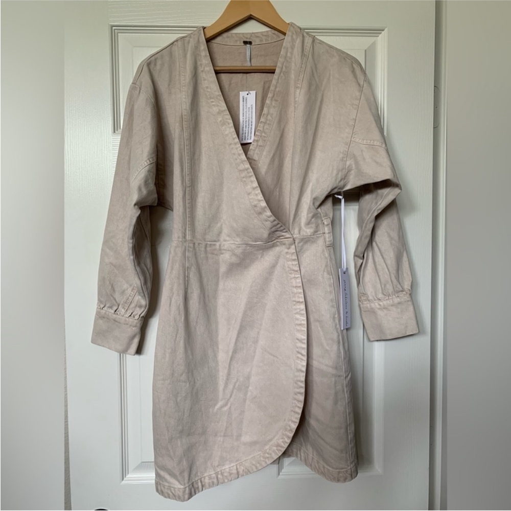 NWT - Young Fabulous & Broke Denim Wrap Dress